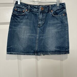 American Eagle Outfitters Blue Denim Mini Skirt